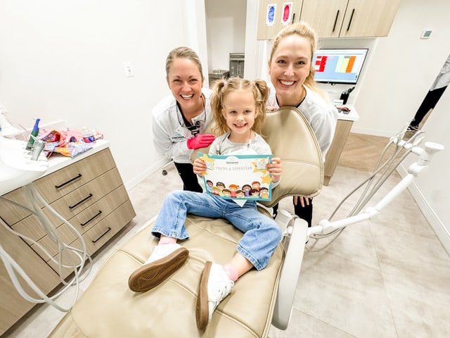 Office Team with Patient